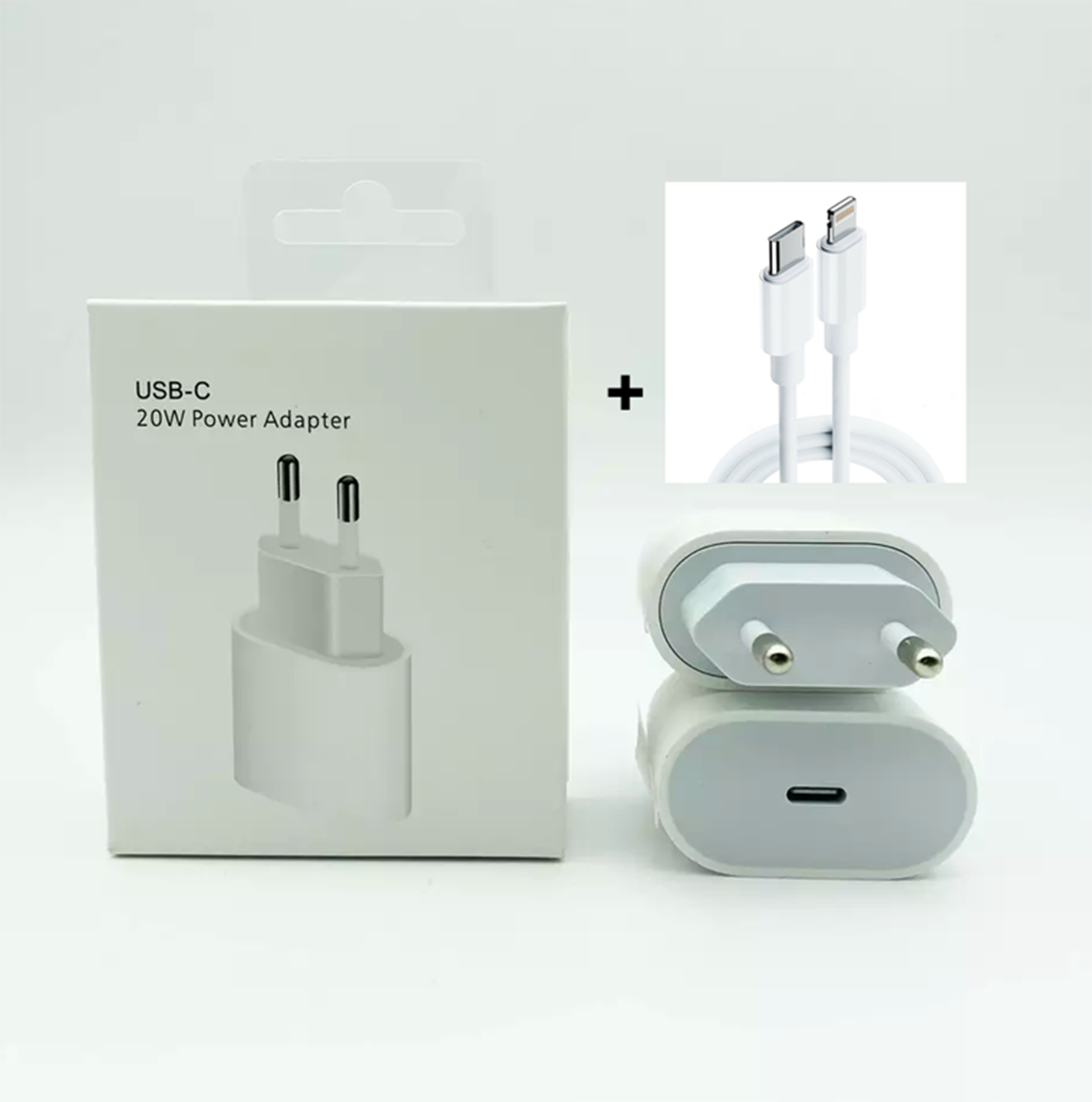 iPhone 11 Pro Max Ladegerät 20W Charger USB-C Netzteil + 1m USB‑C auf Lightning Ladekabel Ersatzteil